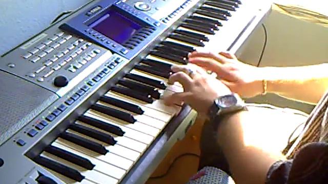 The Kinslayer - Nightwish on keyboard Yamaha PSR-1500 [Strings] смотреть онлайн