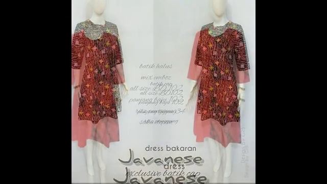 WA 08170666635, Dress Batik Lengan Panjang Modern, Dress Batik   Modern Online Shop