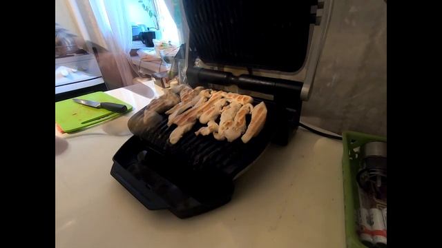 Едим дома? Готовим домашнюю шаурму на гриле Tefal? смотреть онлайн
