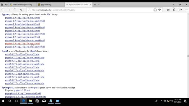 ✔︎How To Install Pygame For Python 3.7.1 Latest On Windows 10 - Easy To Follow Guide смотреть онлайн