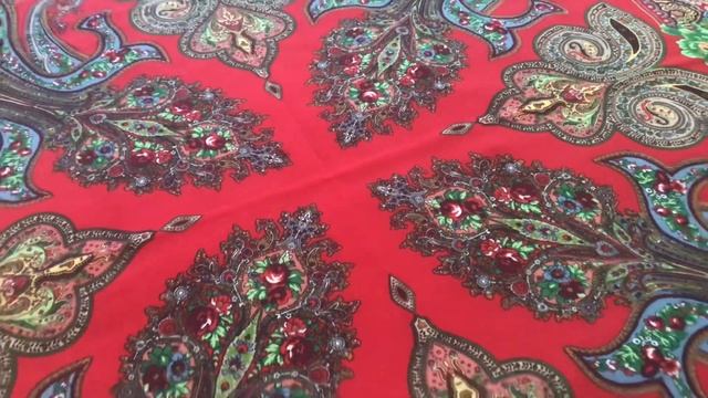 Павловопосадский платок «Царевна лягушка» по предзаказу получила? смотреть онлайн