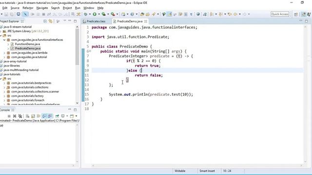 Java 8 Predicate Interface Tutorial with Examples | Lambda Expression смотреть онлайн