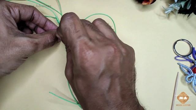 DIY Handmade Macrame butterfly ? keychain смотреть онлайн