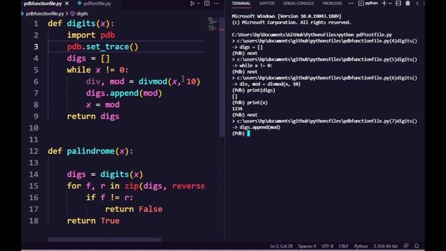 Python 3 Class#34:--Python Debugger(PDB, Set_Trace) смотреть онлайн