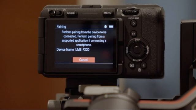 Подключение Sony и DJI RS3, RS3 Mini, RS2, RS3 Pro Bluetooth с камерой Sony FX30