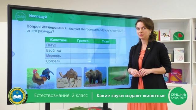2 класс. Естествознание. Какие звуки издают животные. 06.05.2020 смотреть онлайн