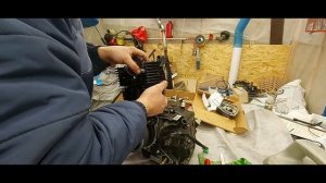 Расточка ГБЦ двигателя 170FMN и сборка мотора  Racer Panther rc300-gy8x