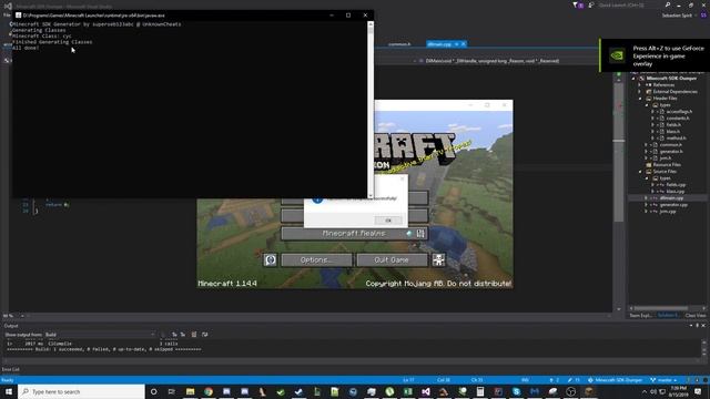 Minecraft SDK Generator: Automatically Detecting Minecraft Class смотреть онлайн