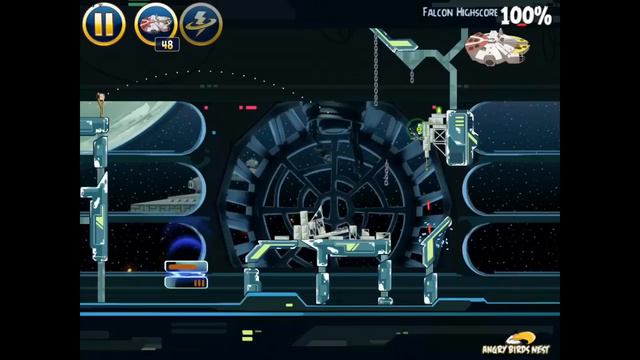 Angry Birds Star Wars 6-23 Death Star 2 Millennium Falcon Gold Medal смотреть онлайн