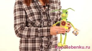 Лунтик  Мягкая игрушка со звуком Кузнечик Кузя 28 см