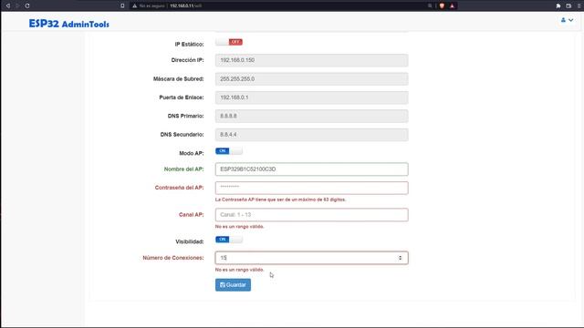 Vista opciones WIFI - Curso ESP32 Admin Tool (Servidor Web HTML) para Arduino Makers. смотреть онлайн