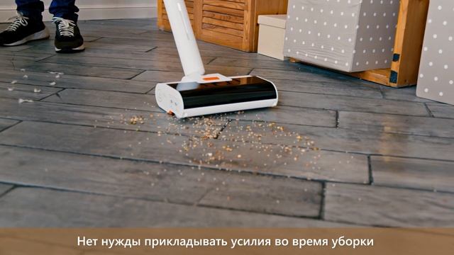 Беспроводная электрошвабра с системой самоочистки ReClean M10 - видеообзор