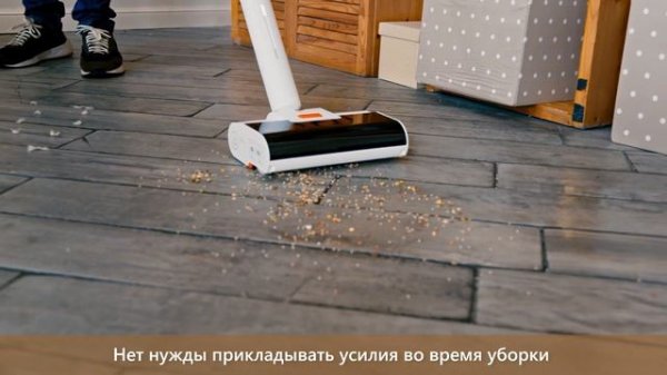 Беспроводная электрошвабра с системой самоочистки reClean M10 - видеообзор