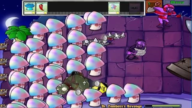 Plants vs Zombies Hack - Pea Hypno-shroom vs Dr. Zomboss смотреть онлайн