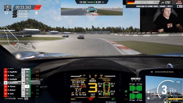 CDA LFM Sprintrennen auf dem NBR McLaren 720s GT3 смотреть онлайн