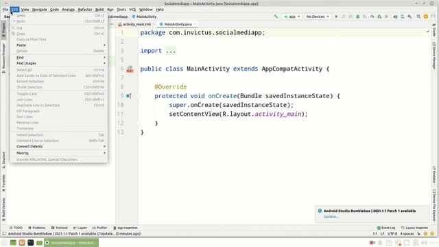 Basic interface of android studio | 2022 | एंड्रॉइड स्टूडियो का मूल इंटरफ़ेस | Android Studio | .. смотреть онлайн