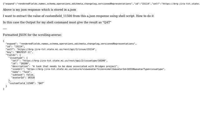 Unix & Linux: How to extract a value from json response using shell script? (3 Solutions!!) смотреть онлайн