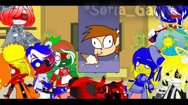 • Реакция стран на 13 карт • Countryhumans • Gacha Club • Реакция стран на фэндому • #3 • смотреть онлайн