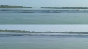 День ВМФ в г Энгельсе парад катеров в 3D