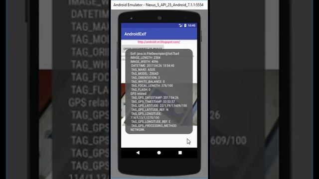Read Exif tag of JPG using ExifInterface(FileDescriptor), and ExifInterface(InputStream) смотреть онлайн