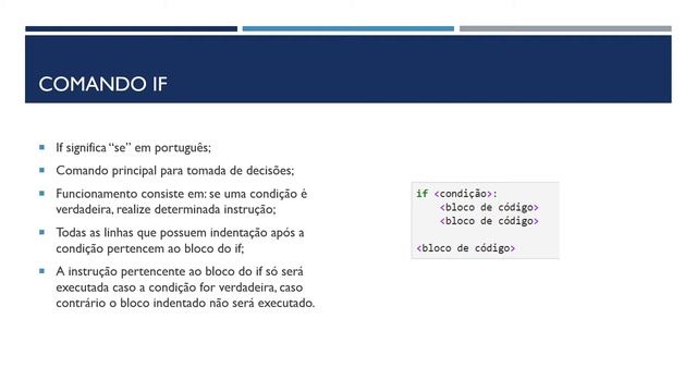 Python Básico 08 - Controle de fluxo: if e else. смотреть онлайн