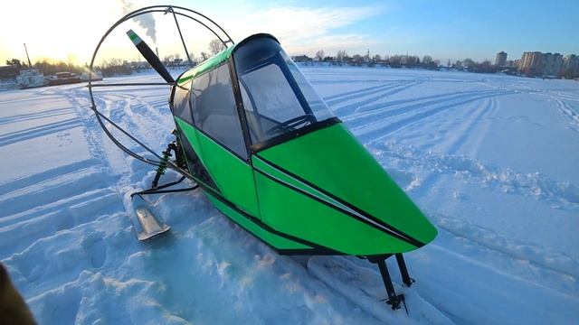 Самодельные аэросани /Первый выезд в этом сезоне смотреть онлайн