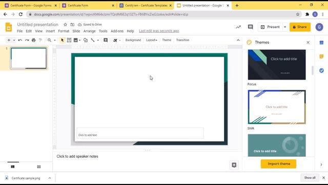 How to generate certificate from google forms||How to create e-certificate for webinar in Hindi смотреть онлайн