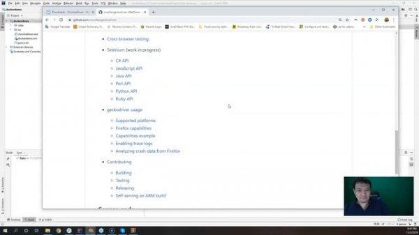Docker - from zero, run selenium test in docker container