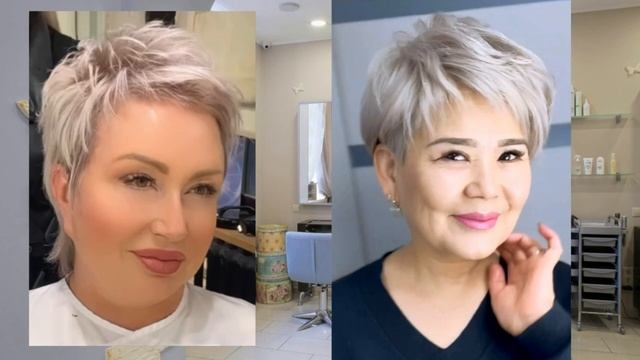 РОСКОШНЫЕ короткие стрижки 2023 года 50+ женские / Luxurious short haircuts of 2023 50+ Women's смотреть онлайн
