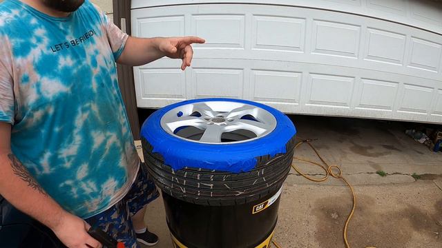 Spraying some Subaru rims with Super Wrap Vinyl-Ithaca Green смотреть онлайн