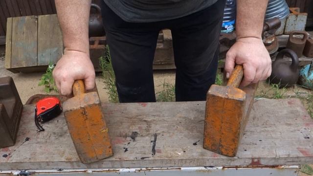 ОБЗОР НЕОБЫЧНЫХ ПРЯМОУГОЛЬНЫХ ГИРЬ REVIEW OF UNUSUAL RECTANGULAR KETTLEBELLS смотреть онлайн