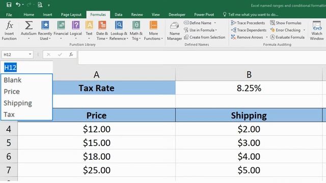 Conditional Formatting and Named Ranges Excel смотреть онлайн