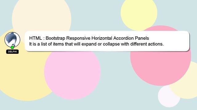 HTML : Bootstrap Responsive Horizontal Accordion Panels смотреть онлайн