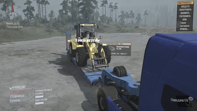 Spin Tires MudRunner обзор мода Scania 4x4 - спинтайрес , мад раннер