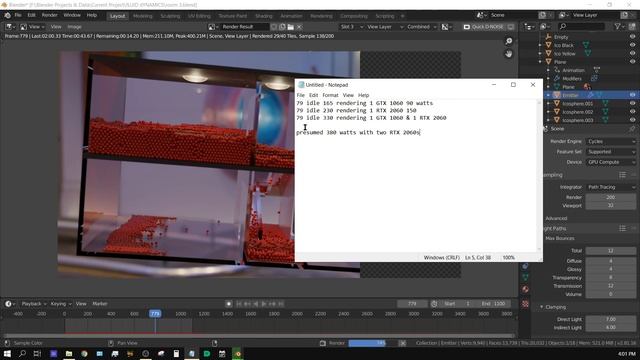 Quick Blender Rendering Test RTX 2060 Super смотреть онлайн