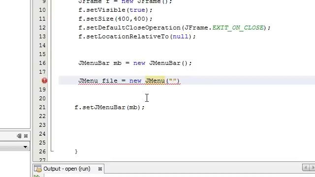 Java Tutorial 15: Adding Menu Bar on JFrame смотреть онлайн