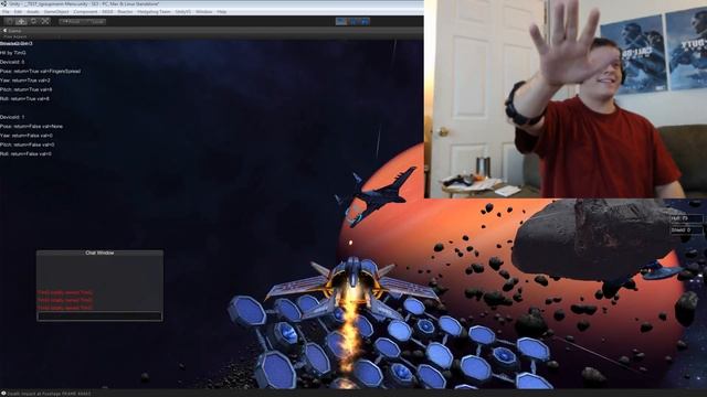 Playing Sector13 with Myo in Unity смотреть онлайн