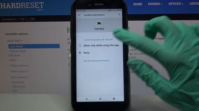 How to Manage Apps Permissions in Cat S42 - Access Permission Manager смотреть онлайн