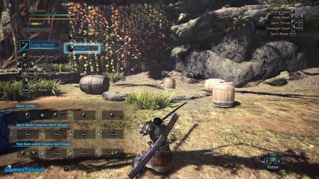 ? MHW Longsword Training For Learning Combos | Monster Hunter World PC Gameplay — PART #8 смотреть онлайн