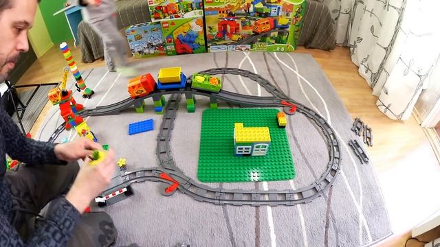 Играем в LEGO поезд - LEGO DUPLO Train 10508 - блог Ильи