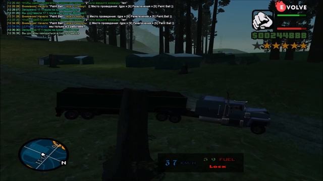 [EVOLVE-RP] Сколько может заработать дальнобойщик 6-го скилла. [Часть 1] смотреть онлайн