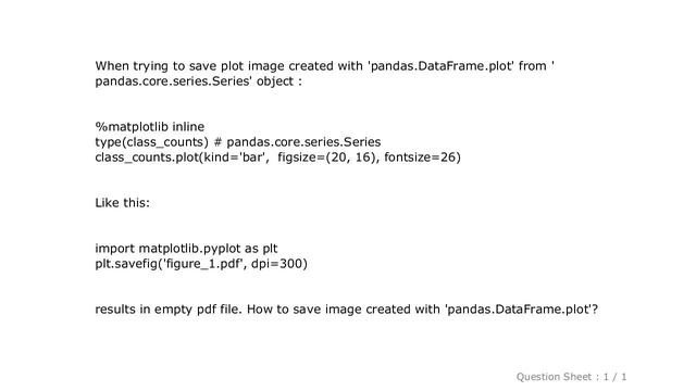 Pandas : How to save image created with 'pandas.DataFrame.plot'? смотреть онлайн