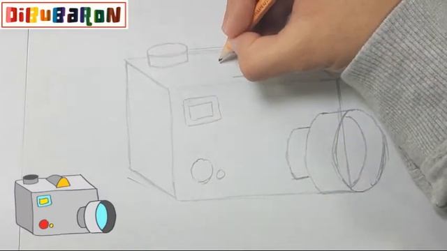 como dibujar una camara | Dibujos faciles смотреть онлайн
