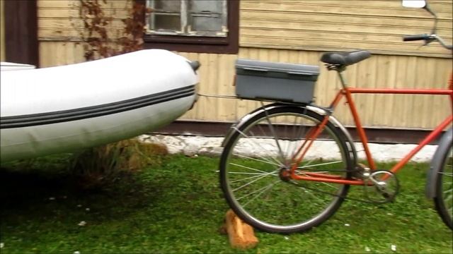 5. На мотовелосипеде на рыбалку. Перевозка лодки. смотреть онлайн