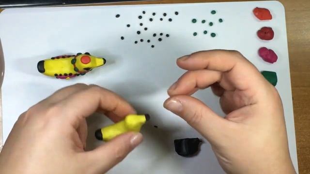 Уточка из пластилина по мотивам дымковской игрушки.mp4 смотреть онлайн
