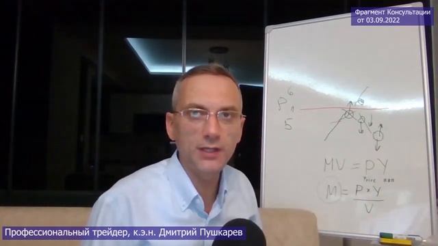В России скрытая эмиссия? | Забирай формулу | Уравнение денег | Трейдер, к.э.н. Пушкарев Д.В. смотреть онлайн