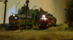 [РЖД] М62 тепловоз! Старый PIKO DCC!!!