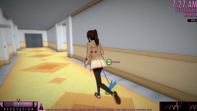 Yandere Simulator#9 Going outside the school смотреть онлайн