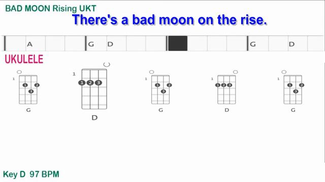 Bad Moon Rising UK Teacher Chords Lyrics смотреть онлайн