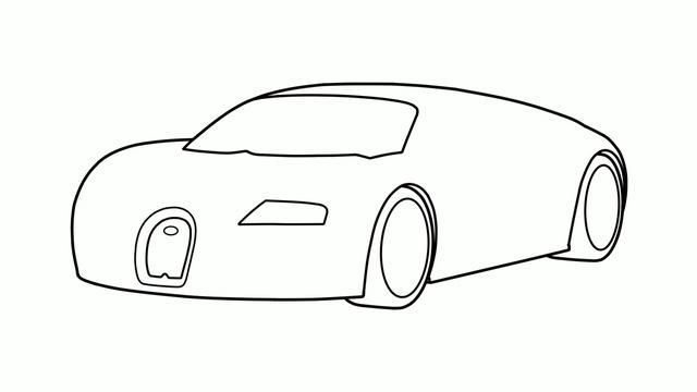 How to draw a BUGATTI VEYRON /drawing bugatti veyron 16.4 2005 sports car смотреть онлайн